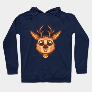 Cute Deer Cartoon illustration Hoodie